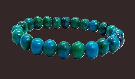 8mm Chrysocolla Stretch Brac