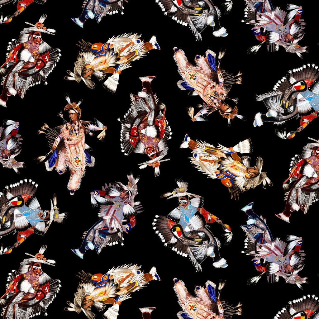 Pow Wow Dancers - Black