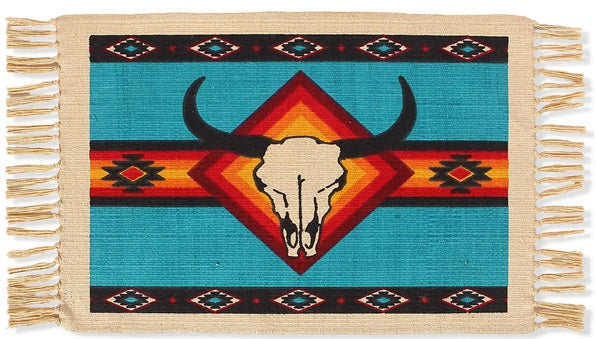 Placemat - Bull Skull 13" x 19"
