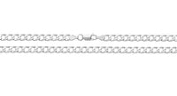 SS Flat Curb Chain 3mm 24"