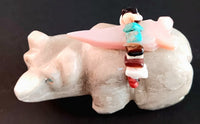 KB0826F Fetish Bear Alabaster