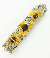 9" White Sage - Sunflower