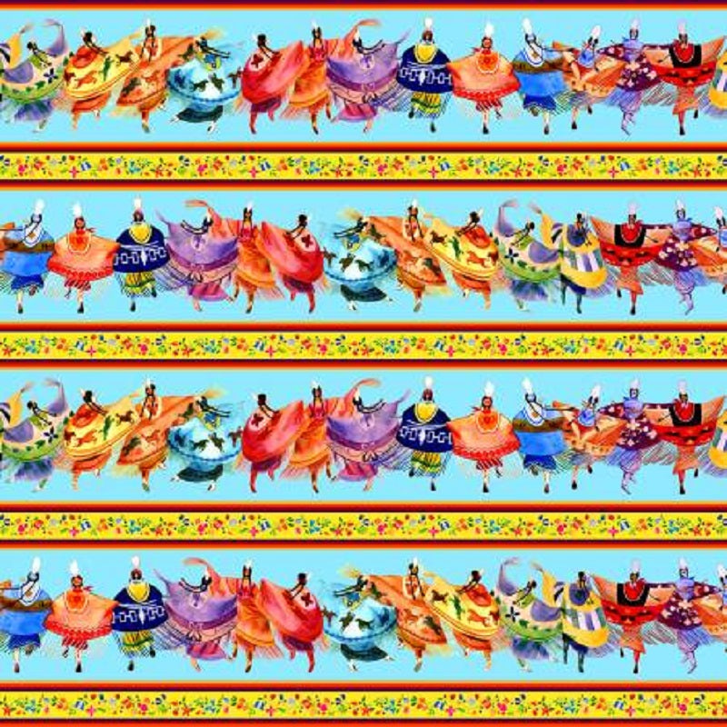 ELS3200-Blue Shawl Dancers