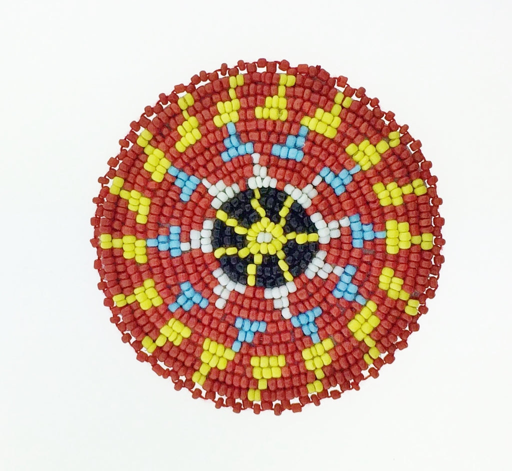3" Red Yellow Star Rosette 5A