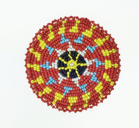 3" Red Yellow Star Rosette 5A