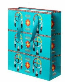 Gift Bag Med - Medicine Wheel Turquoise