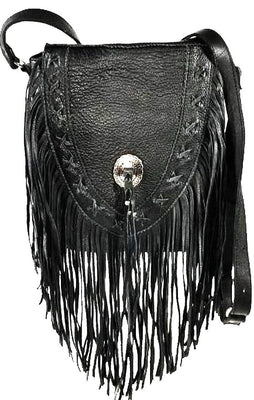 Lubbock Bag - Black/Fringe