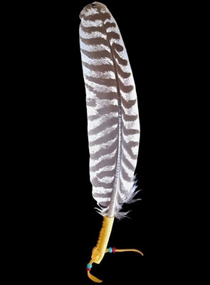 Leather Smudge/Prayer/Talking feather