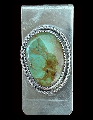 Green Turquoise Money Clip