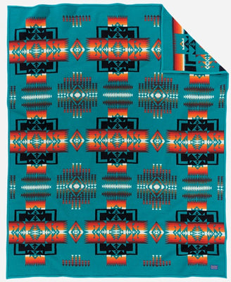 Pendleton Baby Blanket - Turquoise Chief Joseph