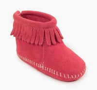 Infant Back Flap Bootie - Pink