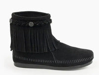 299 Women's Fringe Side Zip - Black