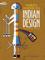 North American Indian Design coloring book