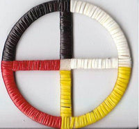 2.25" Quilled 4 Directions Medicine Wheel