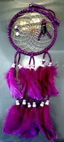 5" Purple Dream Catcher w/Arrowhead