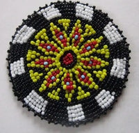 3" Yell Star Blk Rosette 10E