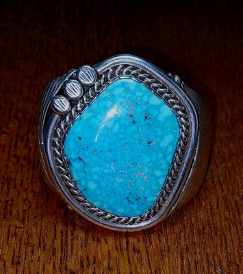 Water web Turquoise Cuff