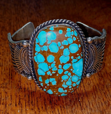 Navajo - Kingman Turquoise Cuff