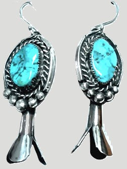 Vintage Squash Blossom Earrings