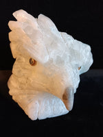 Quartz Crystal Eagle Bust