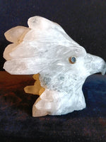 Quartz Crystal Eagle Bust