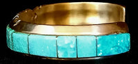 End to End Green Opalite Cuff