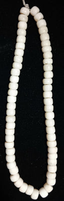 9mm White Bone Crow Bead St.