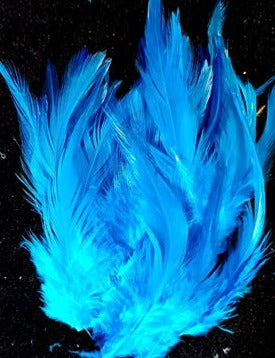 Lt Brite Hackles 6-7" Turquoise