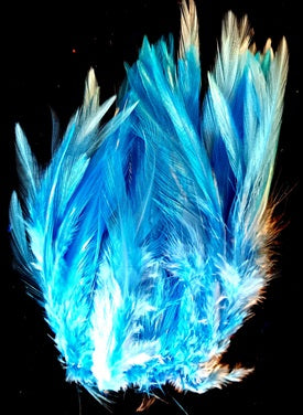 Lt Blue Saddle Hackles 5-6"