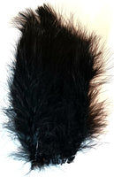 Blk Strung Fluff 6-8"