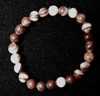 Shiva Lingam Stretch Bracelet - 8mm Round