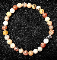 Picture Jasper Stretch Bracelet - 8mm Round