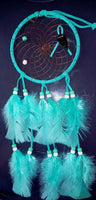 5" Turquoise Dream Catcher w/Arrowhead