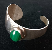 Oval Malachite Cuff