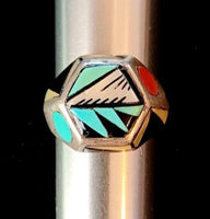 Zuni Muti Stone Inlay - sz 8.5