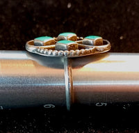 4 Turquoise diamond Ring II