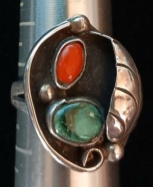 Vintage Turquoise Ring Sizes 8