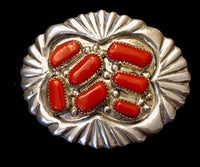 Seven-piece Coral Belt Buckle