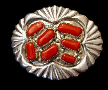 Seven-piece Coral Belt Buckle