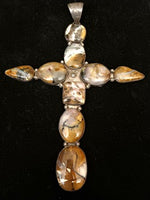 Nine Tiffany Opal Stone XXXLG Cross