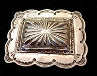 Sterling Silver Richard Bitsie Belt Buckle