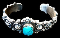 Kingman Turquoise Star Cuff