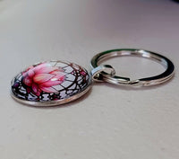 Lotus Flower Key Ring-