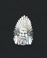 SS Indian Headdress Pendant