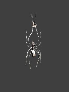 SS Spider Pendant