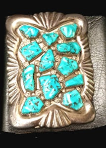 Vintage Turquoise Bowguard Bracelet