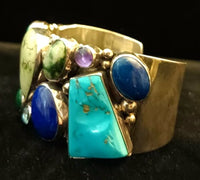 Multi Stone Cuff