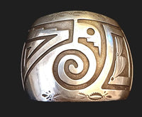 Antique Hopi Stamped Cuff