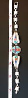 SS Artist Ray Tracey Inlay Link Bracelet