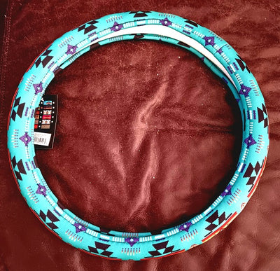 Southwest Style Truck Steering Wheel Cover-Teal